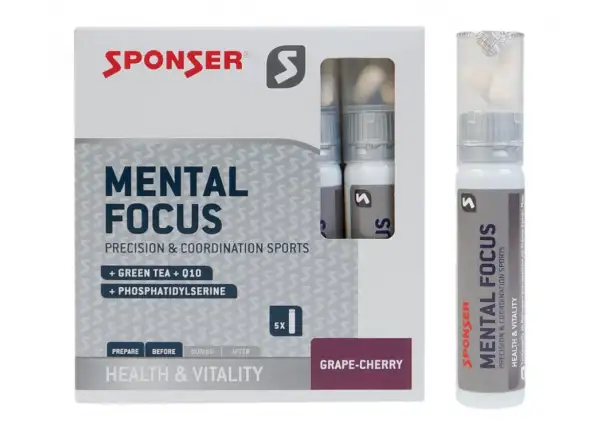 Sponzor Mental Focus 5 x (25 ml + 2 kapsule)