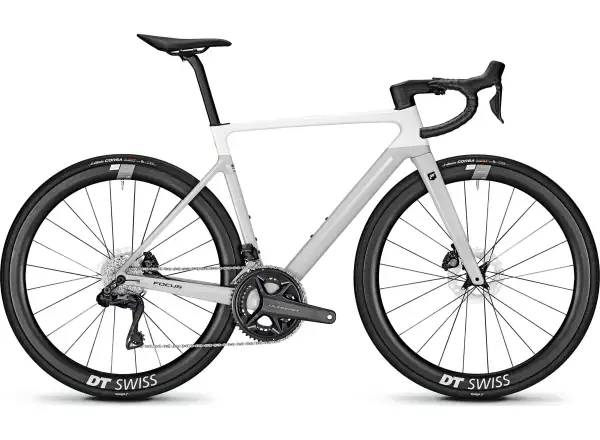 Focus Izalco MAX 9.8 DI cestný bicykel biely lesklý/svetlošedý lesklý