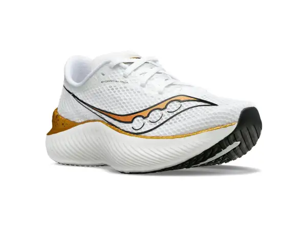 Saucony Endorphin Pro 3 pánska bežecká obuv White/Gold 