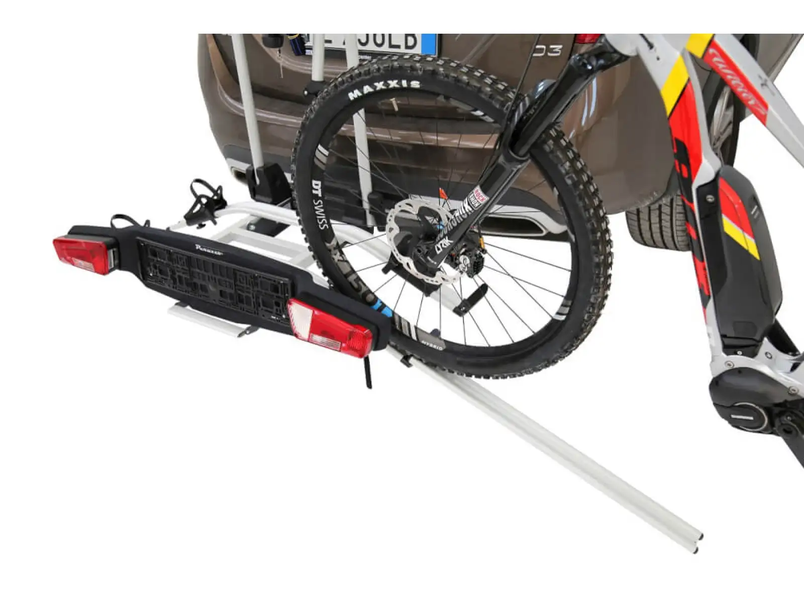 Peruzzo Zephyr E-bike nosič na ťažné zariadenie pre 3 bicykle Arctic Grey