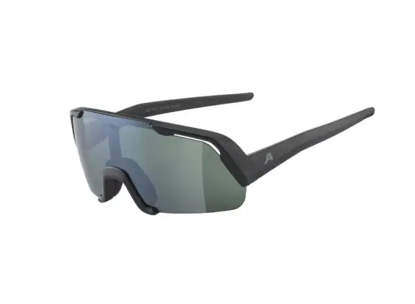 Detské okuliare Alpina Rocket Youth Q-Lite Black Matt / Mirror Silver