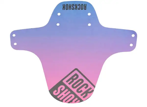 Rock Shox AM Fender Predný blatník Blue Pink Fade / Black Logo