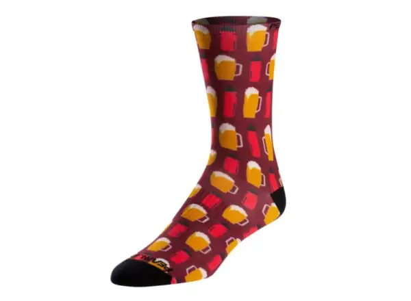 Ponožky Pearl Izumi Pro Tall, Pivo a fľaše, červené