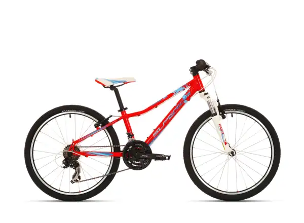 Detský bicykel Superior Paint XC 24 2017 lesklá tímová červená/kyanová modrá/svetlomodrá