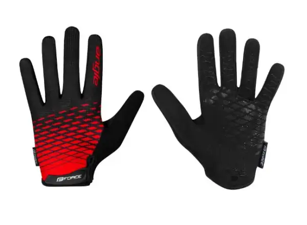 Force Angle MTB rukavice červené/čierne
