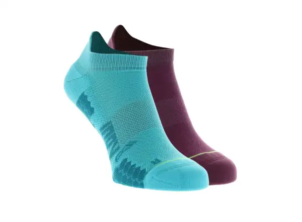 Inov-8 Trailfly nízke ponožky teal/purple