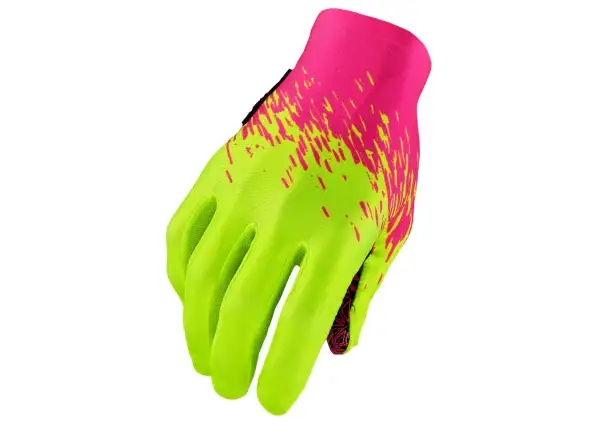 Supacaz SupaG dlouhé rukavice Neon Pink/Neon Yellow
