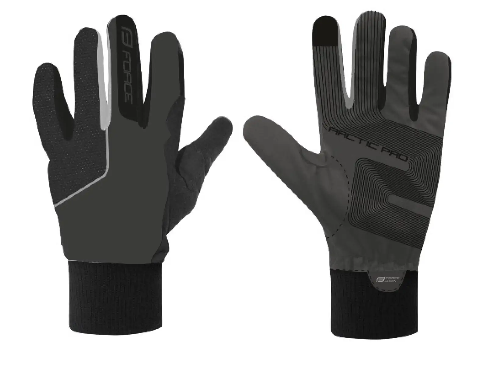 Zimné rukavice Force ARCTIC PRO čierne