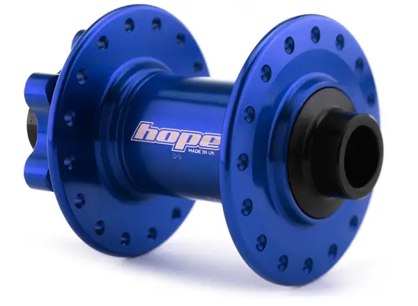 Hope Pro 4 přední náboj 15 mm modrý 32 děr