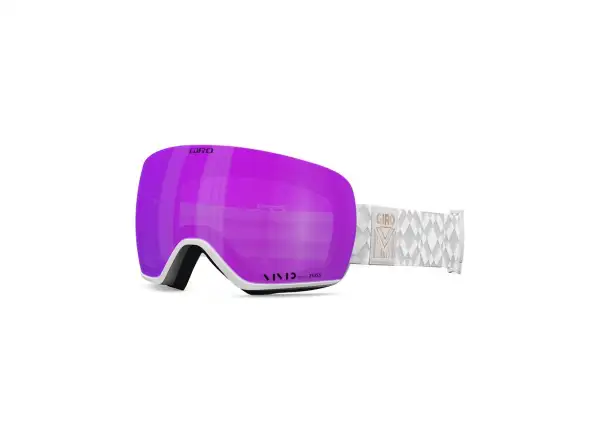Dámske lyžiarske okuliare Giro Lusi White Limitless Vivid Pink/Vivid Infrared