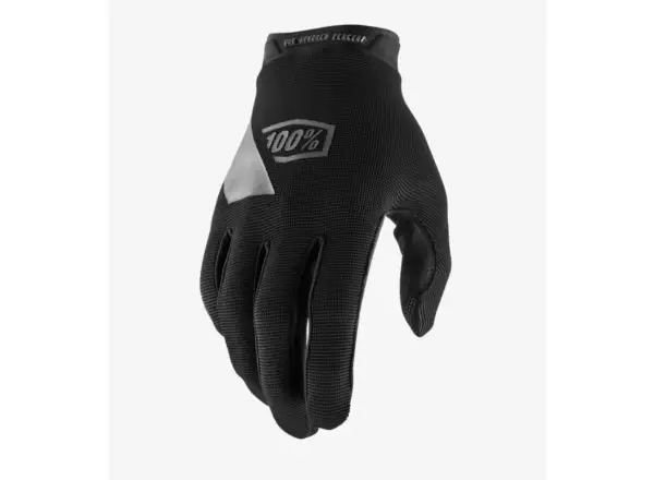 100% Ridecamp Pánske rukavice Black/Charcoal