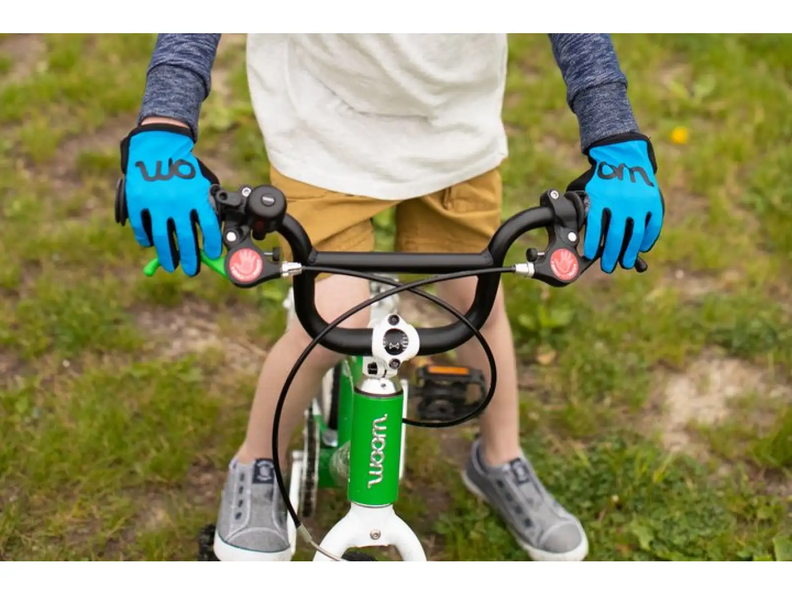 Detské rukavice Woom 5 zelené