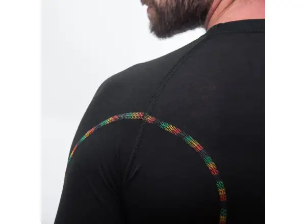 Sensor Merino Air pánske tričko s dlhým rukávom čierne