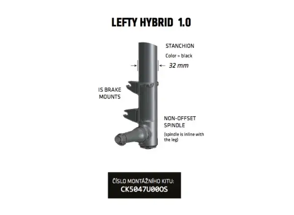 Cannondale 2Spring Air upgrade kit pro Lefty 1.0 32mm (CK5047U00OS)