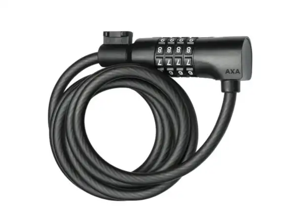 Káblový zámok AXA Cable Resolute Code 180/8 čierny
