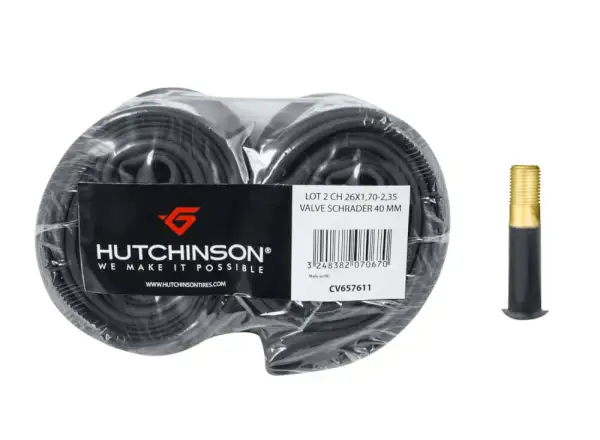 Hutchinson Standard MTB trubky 26x1,70-2,35" auto ventil 40 mm 2 kusy