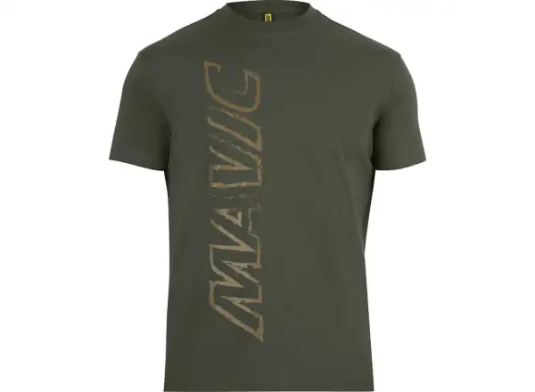 Mavic Corporate Vertical Pánske tričko s krátkym rukávom Army Green Veľ. XS