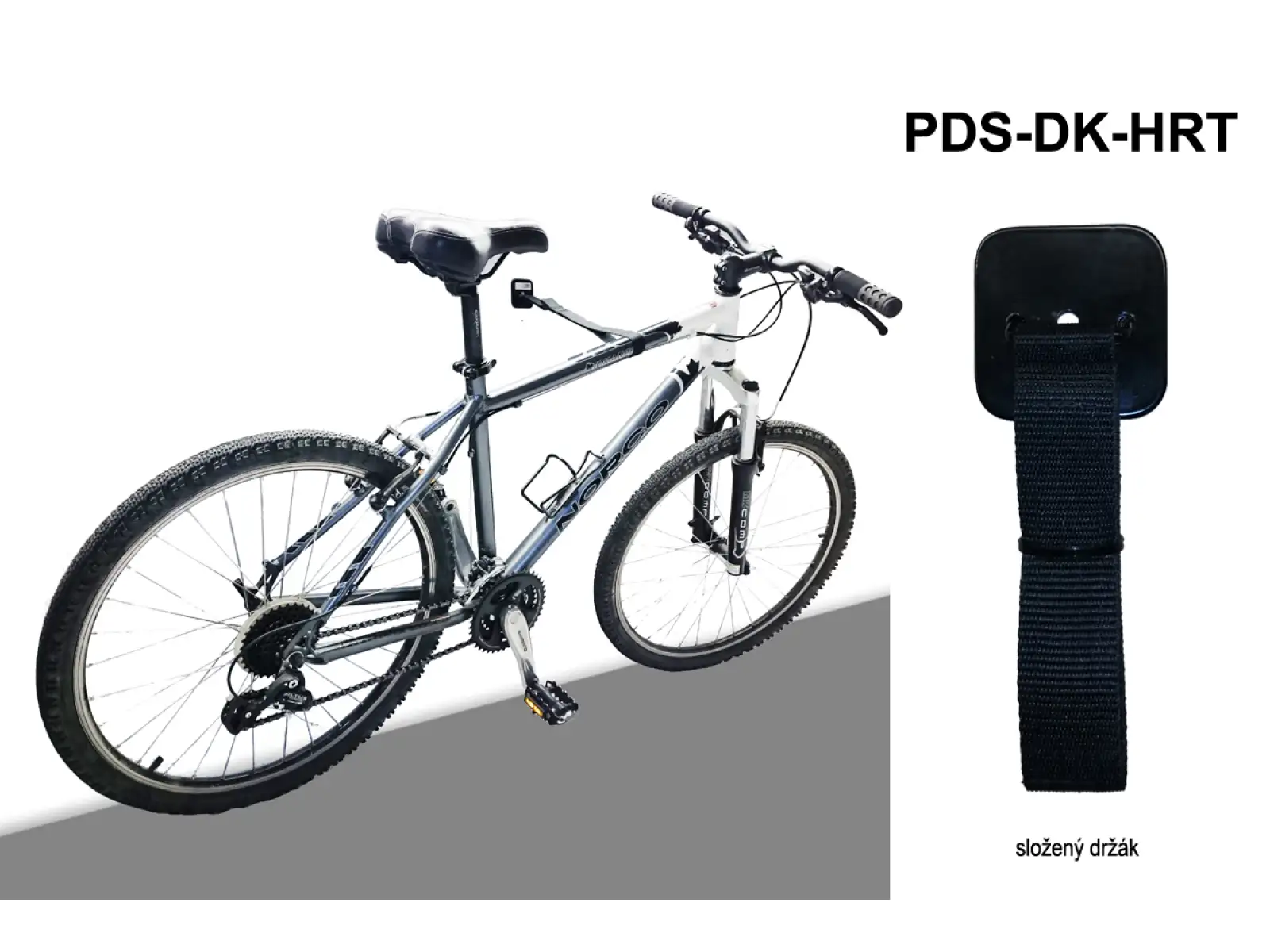 Držiak na bicykel - na hornú rámovú trubku PDS-DK-HRT