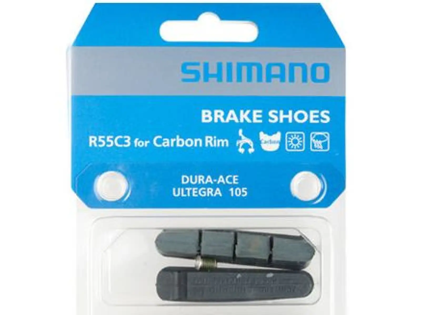NE Brzdové doštičky Shimano R55C3 Carbon pre Dura Ace/Ultegra/105