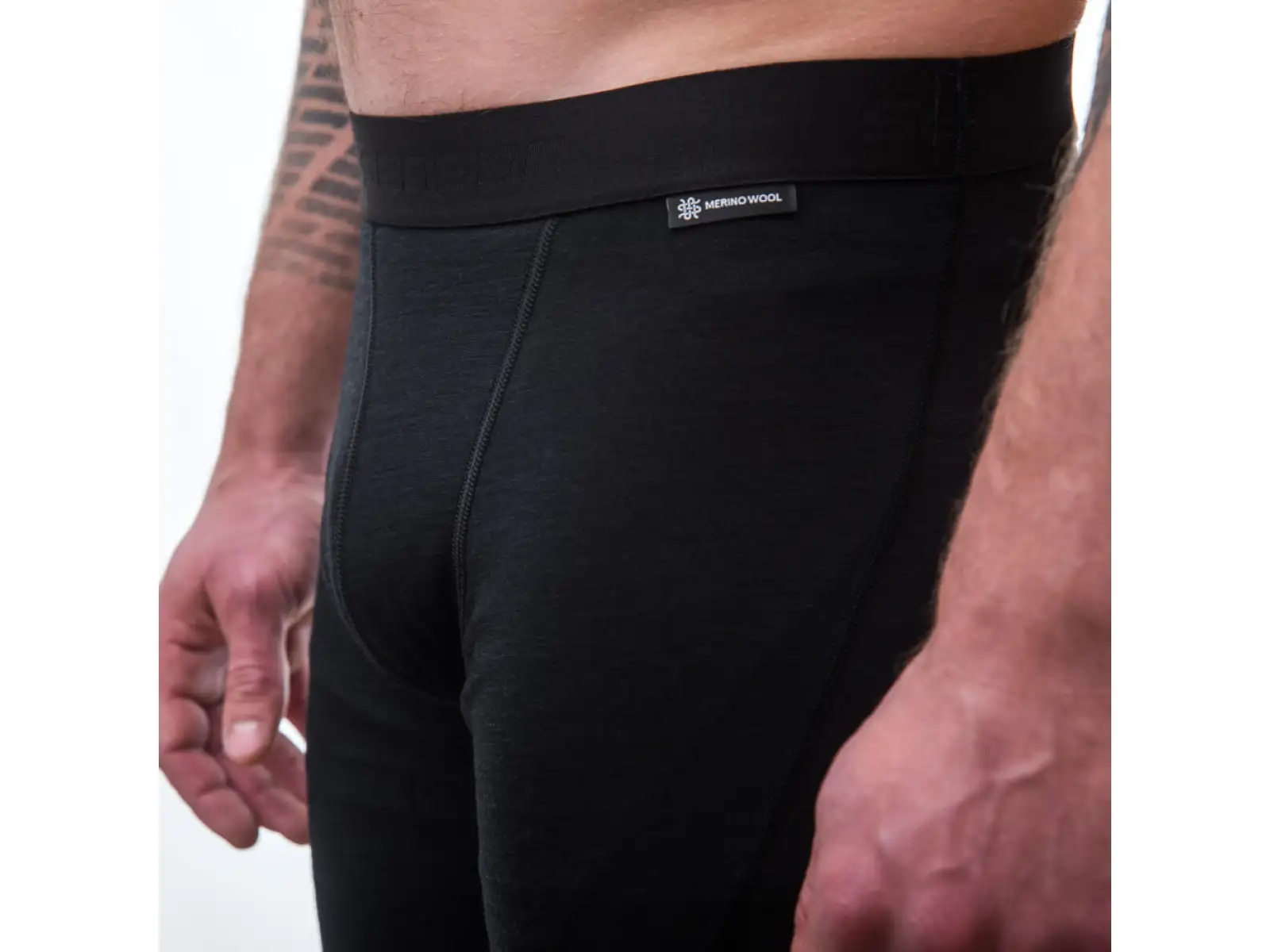 Sensor Merino Air pánske boxerky dlhé čierna