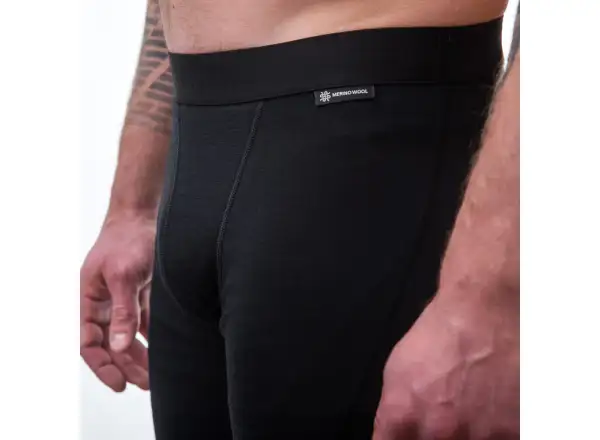 Sensor Merino Air pánske boxerky dlhé čierna