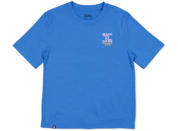 Mons Royale Icon Relaxed dámske tričko s krátkym rukávom Trippy Pop Blue