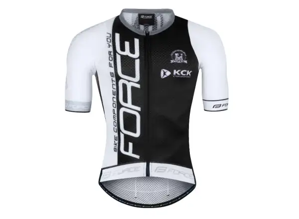 Pánsky dres Force Team Pro Plus s predĺženými rukávmi čierna/biela