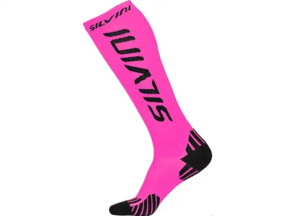 Silvini Casalone kompresné ponožky ružové
