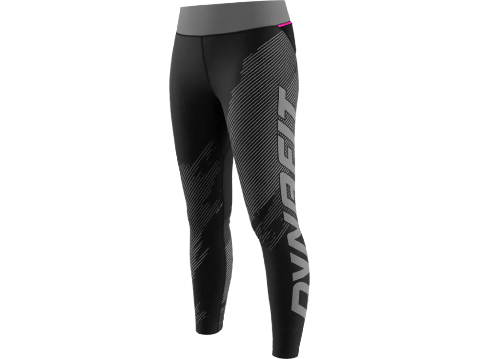 Dynafit Ultra Graphic lon tights dámske elastické nohavice blackout