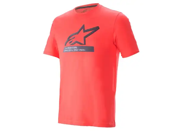 Alpinestars Ageless V3 pánske tričko s krátkym rukávom Coral fluo