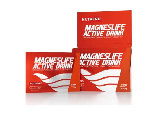 Nutrend Magneslife Active Drink balenie 10 ks 15 g oranžový