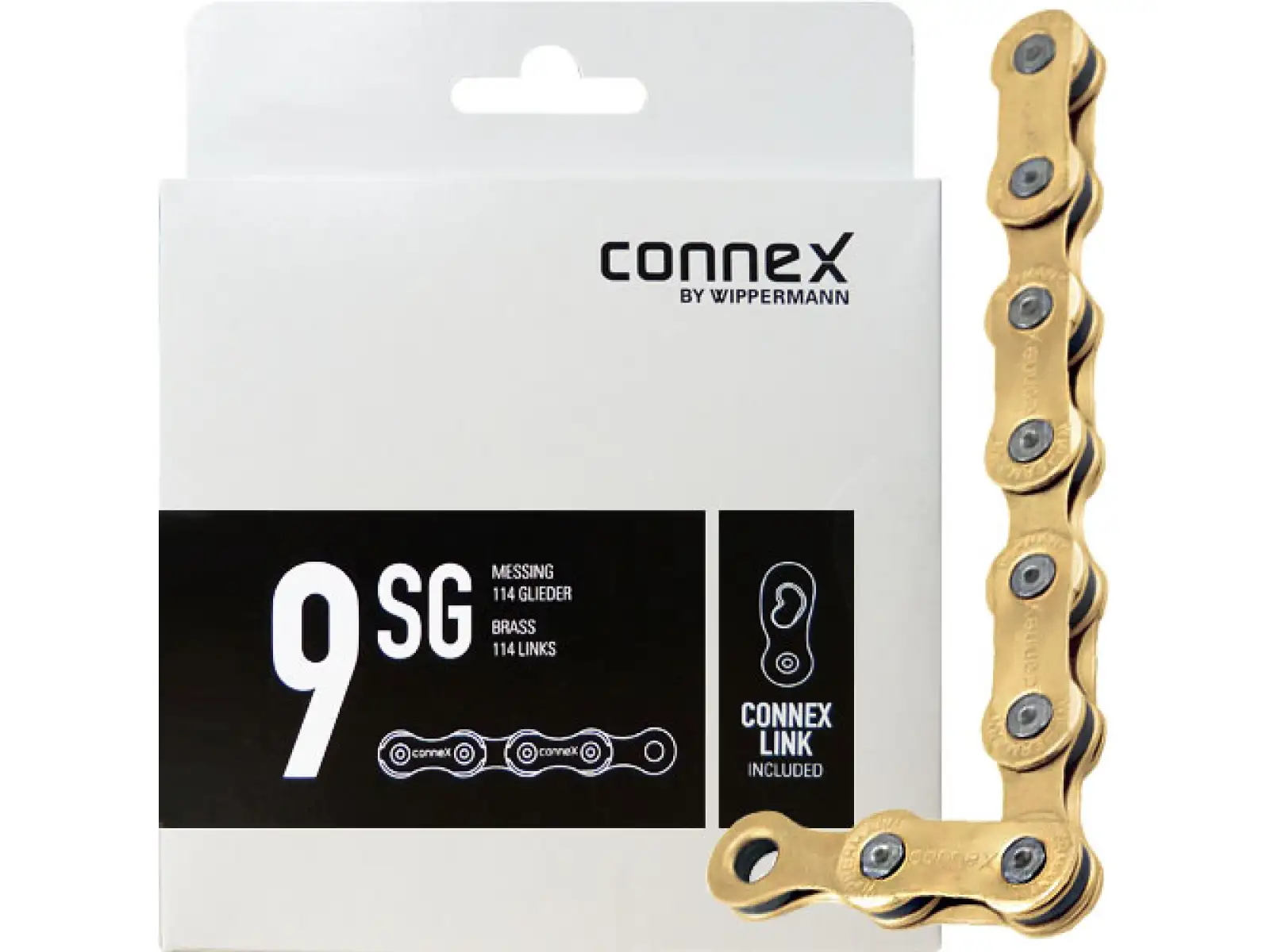 Connex 9sG zlatá reťaz 114 článkov