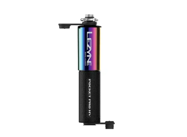 Lezyne Pocket Drive Pre HV pumpa Neo Metallic/Black Gloss