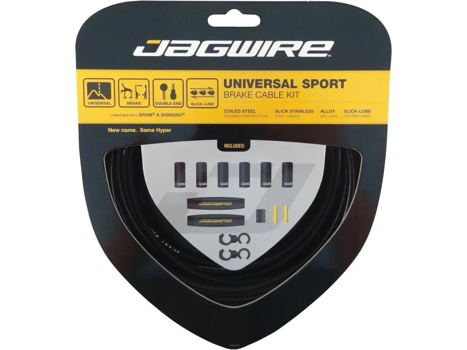 Univerzálna športová brzdová súprava Jagwire UCK400, čierna