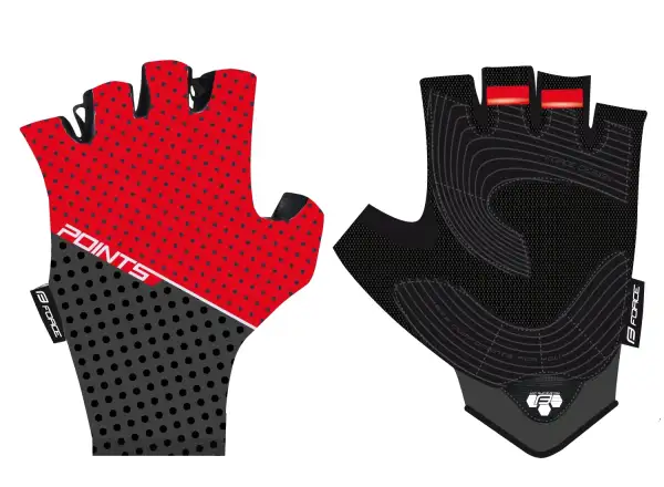 Force Points rukavice červená/černá