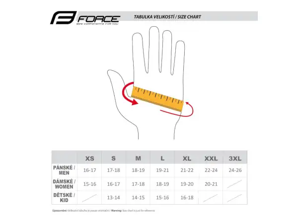 Force Hot Rak Pro 3+1 rukavice čierne