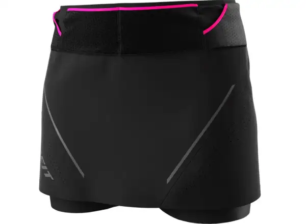 Dámska bežecká sukňa Dynafit Ultra 2v1 s vnútornými šortkami Black out