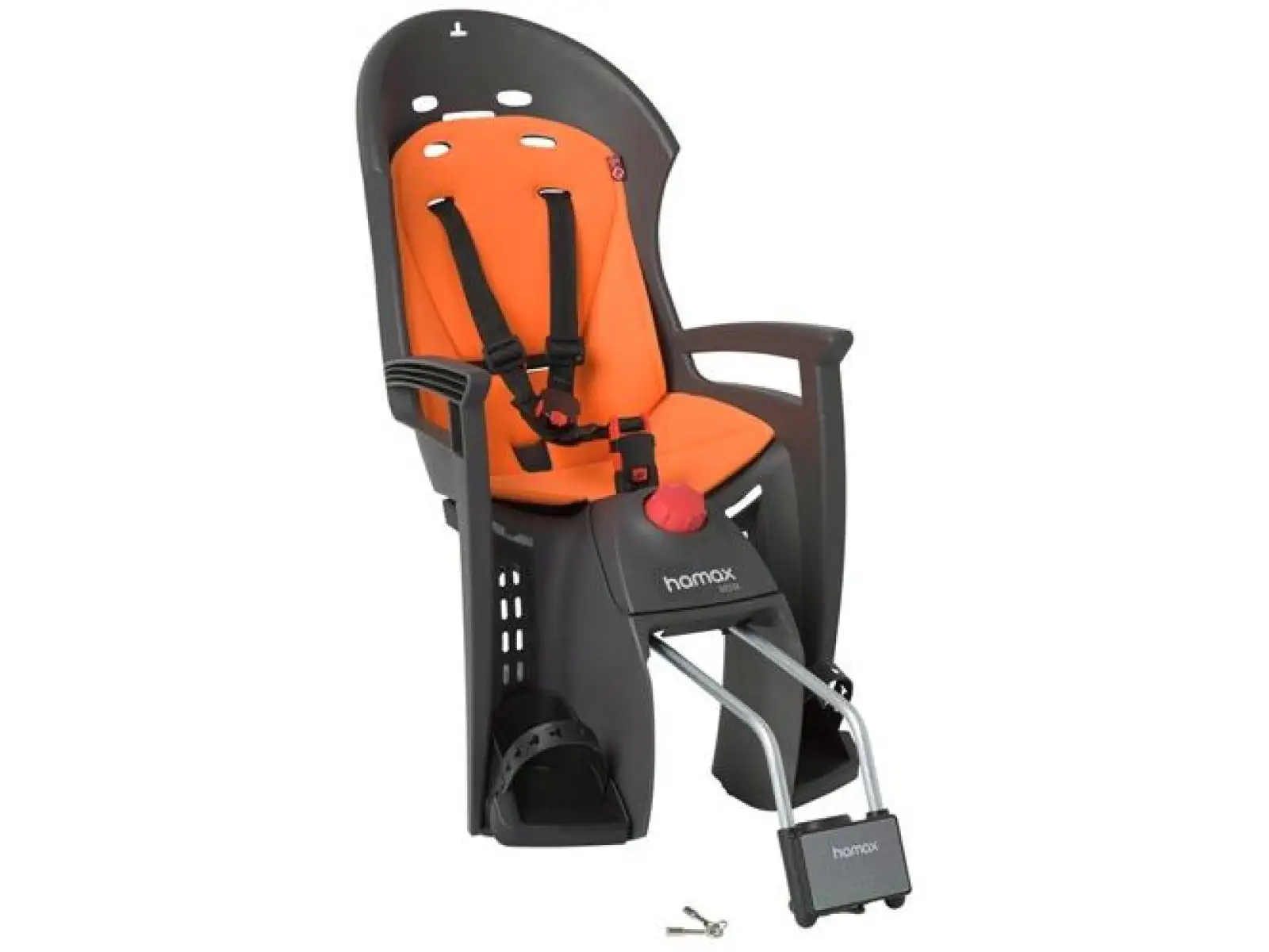 Detská sedačka Hamax Siesta tmavo sivá/oranžová