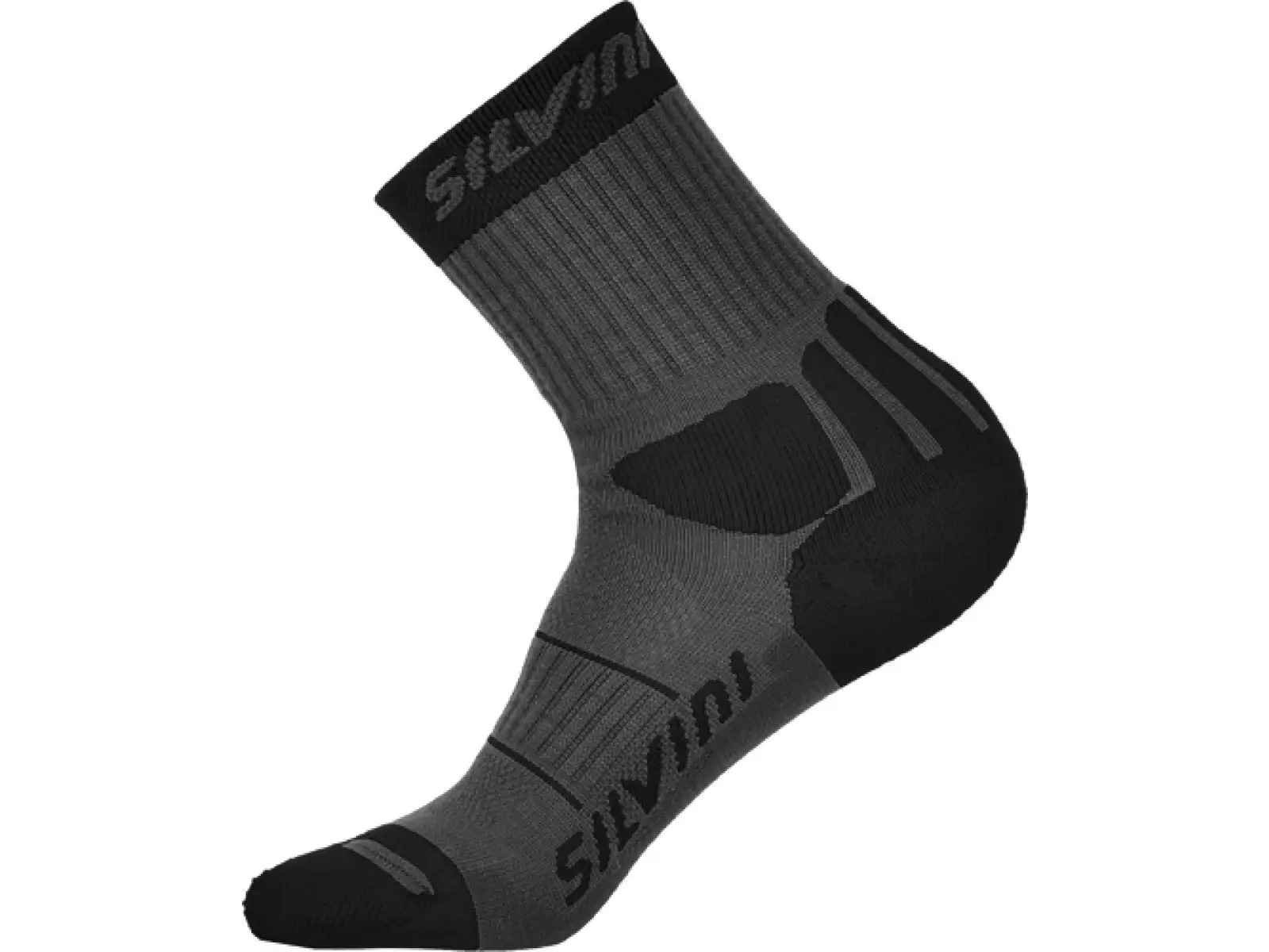 Silvini Vallonga zimné ponožky šedo-čierne