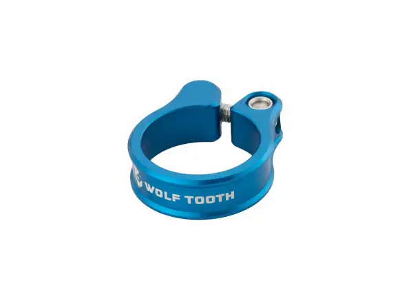 Sedlová objímka Wolf Tooth 34,9 mm modrá