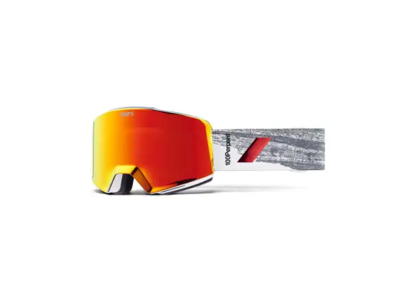 100% lyžiarske okuliare Norg Badlands/HiPER Red Mirror