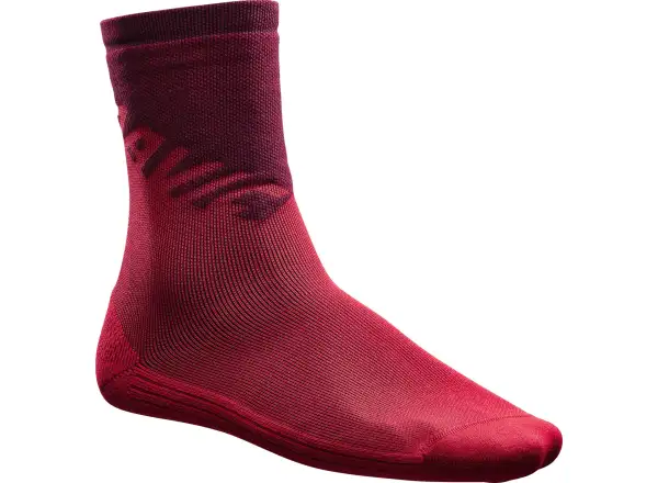 Mavic Deemax dlhé ponožky haute red 2020