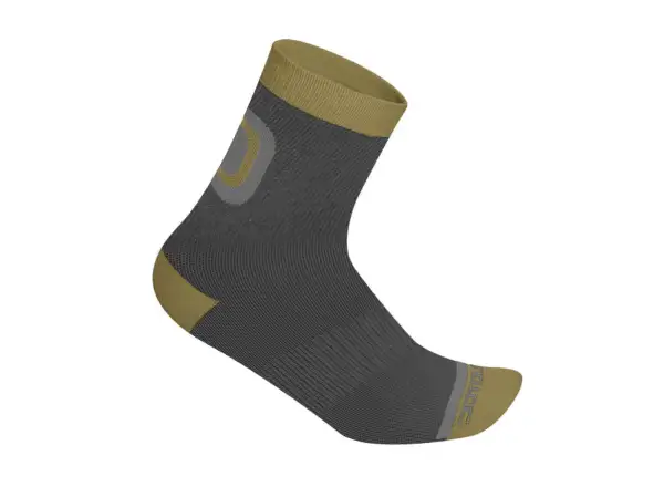 Dotout Logo ponožky Black/Mustard vel. L/XL