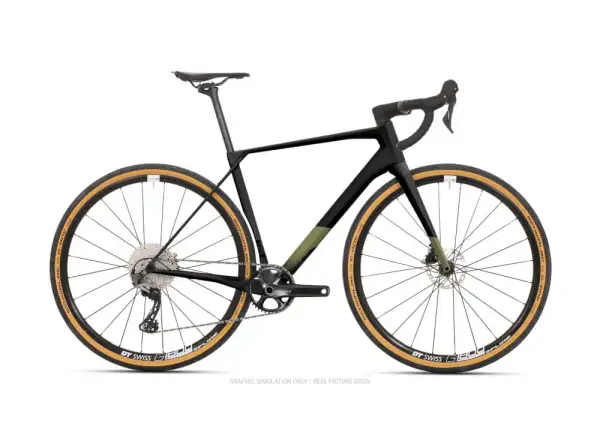 Štrkovací bicykel Superior X-Road Team Issue Di2 GR Matte Black/Olive Metallic