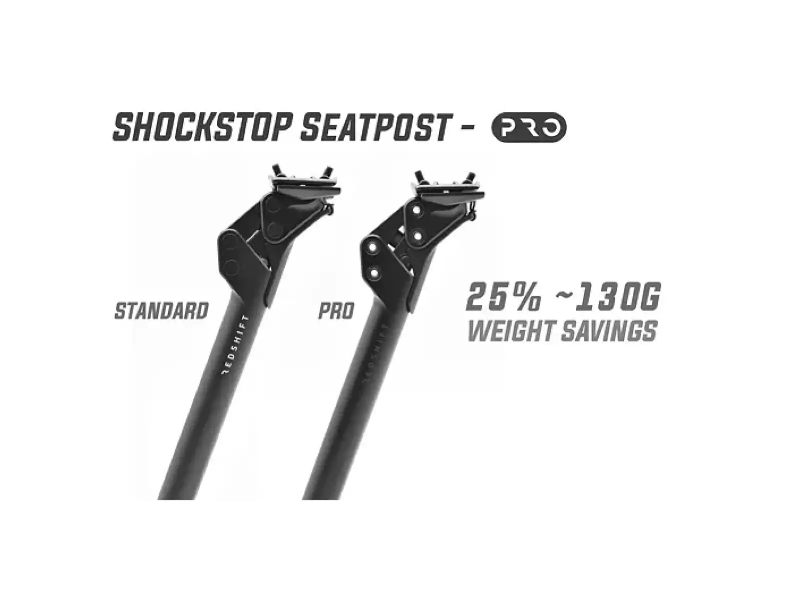 Redshift ShockStop PRO Suspension V2 odpružená sedlovka 27,2x280 mm