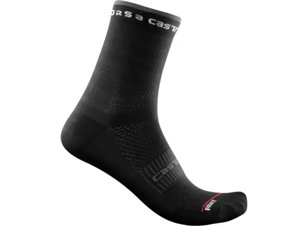 Ponožky Castelli Rosso Corsa 11 black