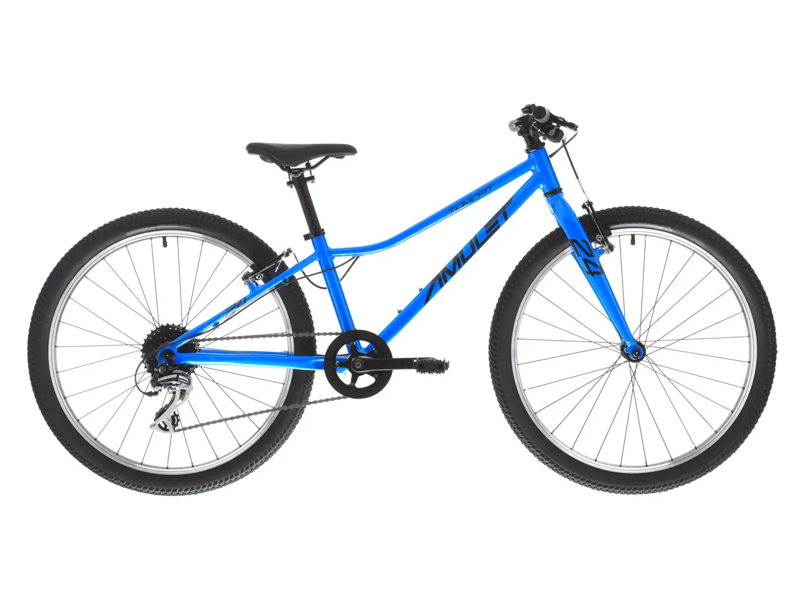 Detský bicykel AMULET 24 Tomcat aqua blue/black