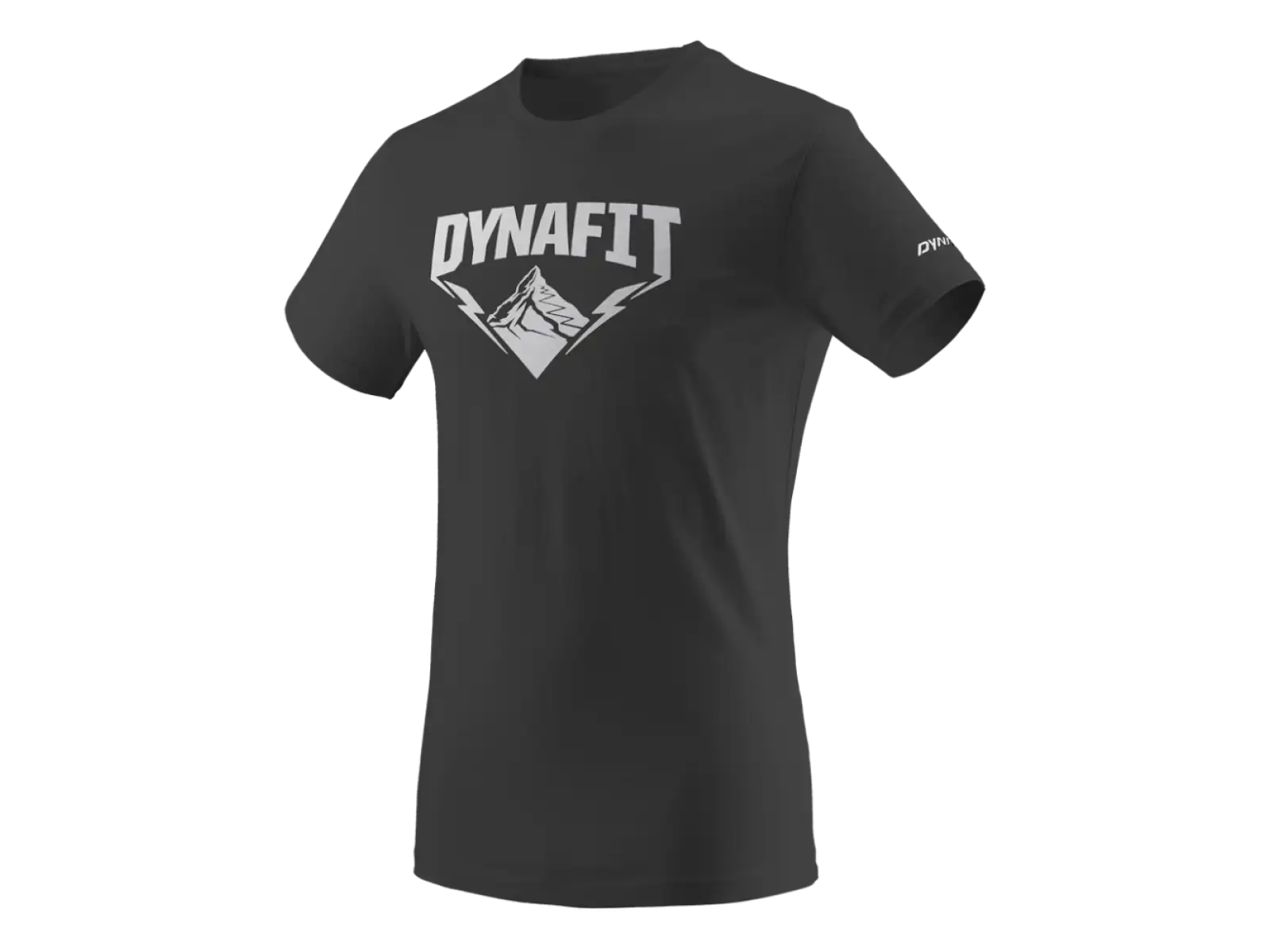 Dynafit Graphic Cotton Pánske tričko s krátkym rukávom Black Out/Hardcore