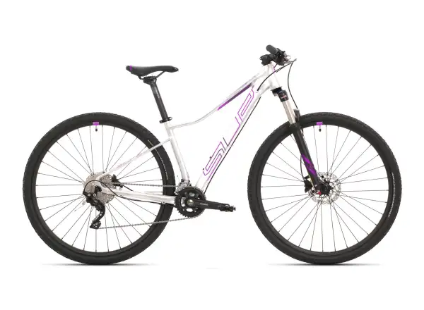 Superior XC 819 W Gloss White Metallic/Purple dámsky horský bicykel