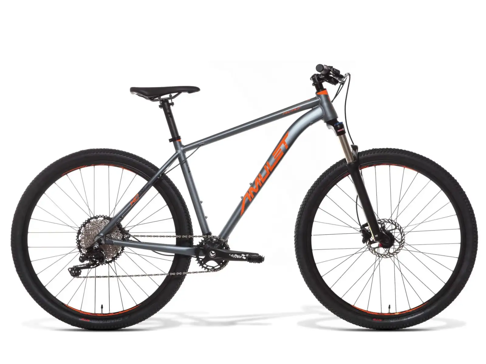 AMULET 29 Rival 6.0 SH, čierny matný/oranžový, horský bicykel